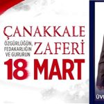 Tuncer Şaşkın, 18 Mart Çanakkale Zaferi Mesajı