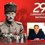 BAŞKAN MEHMET ÇIRKAN’IN 29 EKİM CUMHURİYET BAYRAMI MESAJI