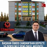 Başkan Ömer Candan’dan Kepez’e 16 Derslikli Yeni Okul Müjdesi