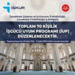 İŞKUR ve Müftülükten 70 Kişilik Ortak İstihdam Programı