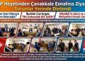 CHP Heyetinden Çanakkale Esnafına Ziyaret: Sorunlar Yerinde Dinlendi