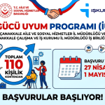 Çanakkale’de İŞKUR ve Aile Sosyal Hizmetler’den 110 Kişilik İstihdam Fırsatı: İUP Başvuruları Başladı