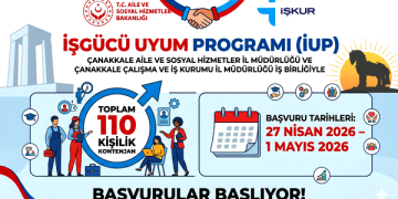 Çanakkale’de İŞKUR ve Aile Sosyal Hizmetler’den 110 Kişilik İstihdam Fırsatı: İUP Başvuruları Başladı