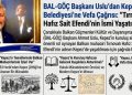 93 Harbi’nden Modern Kepez’e: Gizli Kahraman Hafız Sait Efendi İçin BAL-GÖÇ’ten İsim Önerisi