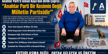 Anahtar Parti’li İsmail Kaya’dan Birlik Çağrısı ; “Anahtar Parti Bir Kesimin Değil, Milletin Partisidir”