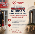 YRP’li Başkan Doğukan Türk: “Bayramlar, Manevi Dirilişimizin En Güçlü Günleridir”