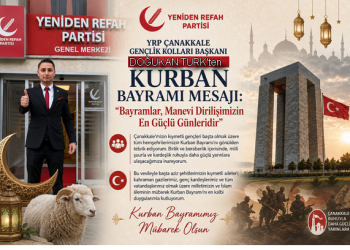 YRP’li Başkan Doğukan Türk: “Bayramlar, Manevi Dirilişimizin En Güçlü Günleridir”