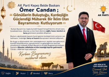 AK Parti Kepez Belde Başkanı Ömer Candan ; ” Gönüllerin Buluştuğu, Kardeşliğin Güçlendiği Mübarek Bir İklim Olan Bayramınızı Kutluyorum”