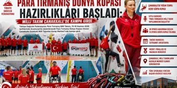 Hedef Madalya: Para Tırmanış Milli Takımı Dünya Kupası İçin Çanakkale’de Kampta