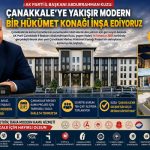AK Parti İl Başkanı Abdurrahman Kuzu: “Çanakkale’ye Yakışır Modern Bir Hükümet Konağı İnşa Ediyoruz”
