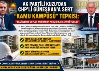 AK Partili Kuzu’dan CHP’li Güneşhan’a Sert “Kamu Kampüsü” Tepkisi: “Eksiklerini Devlet Yatırımına Karşı Çıkarak Örtüyorlar!”