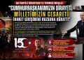 AK PARTİLİ GİDER’DEN 15 TEMMUZ MESAJI: “CUMHURBAŞKANIMIZIN DİRAYETİ, MİLLETİMİZİN CESARETİ İHANET GİRİŞİMİNİ BOZGUNA UĞRATTI”