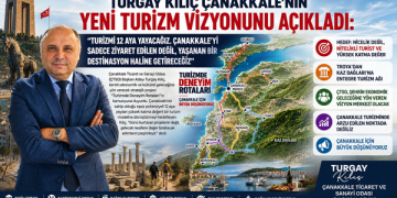 Turgay Kılıç Çanakkale’nin Yeni Turizm Vizyonunu Açıklandı: “Turizmi 12 Aya Yayacağız. Çanakkale’yi Sadece Ziyaret Edilen Değil, Yaşanan Bir Destinasyon Haline Getireceğiz”