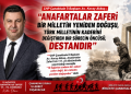 CHP Çanakkale İl Başkanı Koray Akkuş ; “Anafartalar Zaferi Bir Milletin Yeniden Doğuşu, Türk Milletinin Kaderini Değiştiren Bir Sürecin Öncüsü, Destandır”
